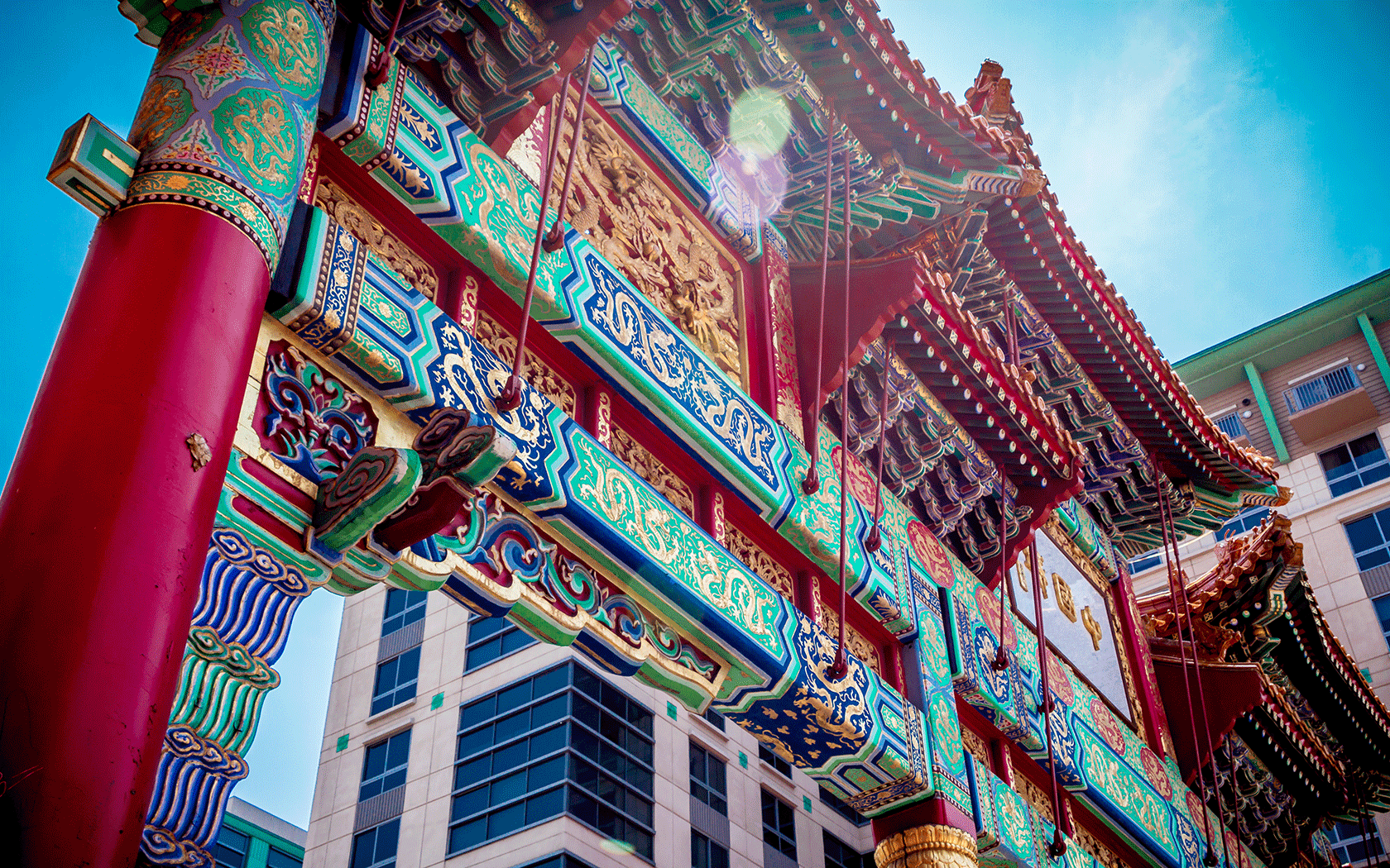 Arch situé dans le quartier de Chinatown