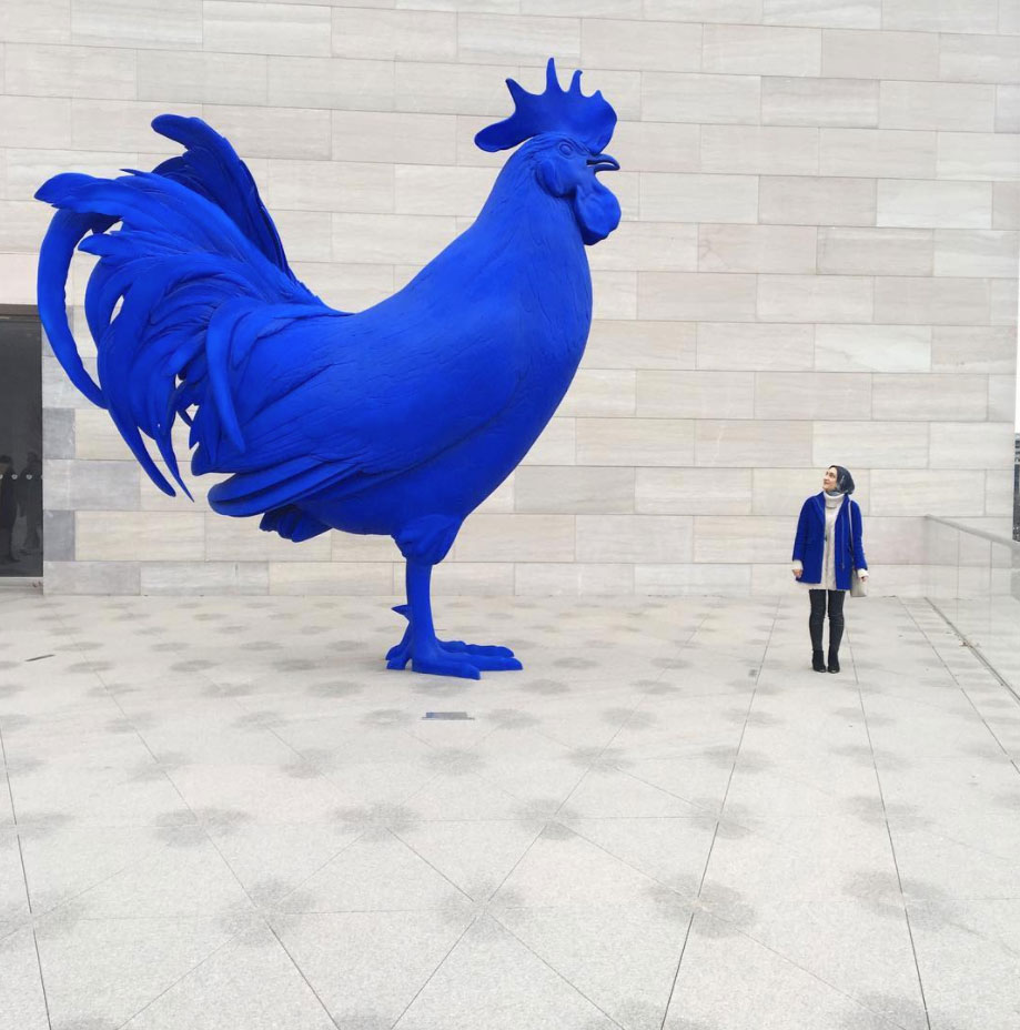 @adayinthelalz - Hahn/Cock Rooster at National Gallery of Art East Building - Washington, DC