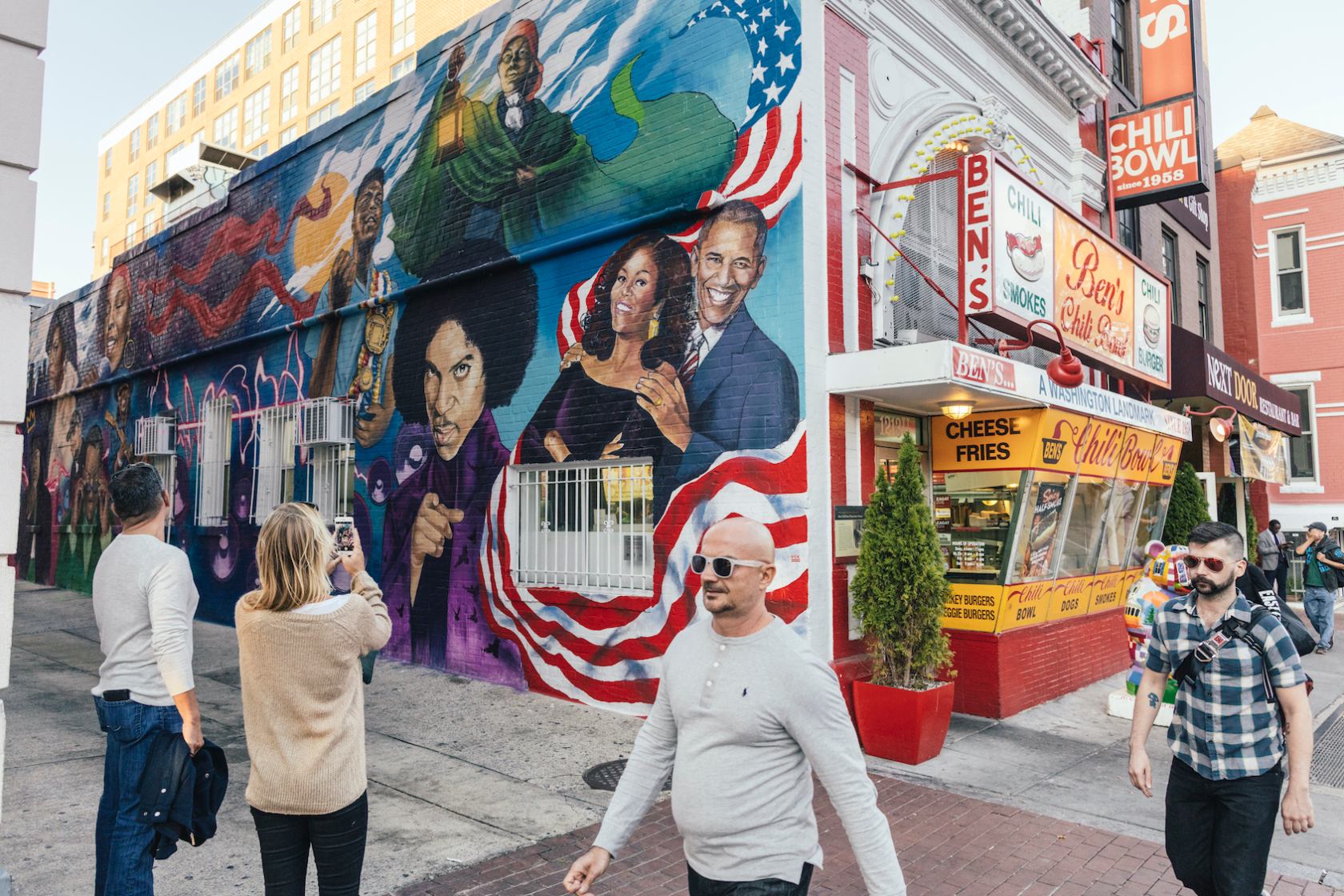 Où trouver les peintures murales les plus colorées de la rue à Washington,  DC