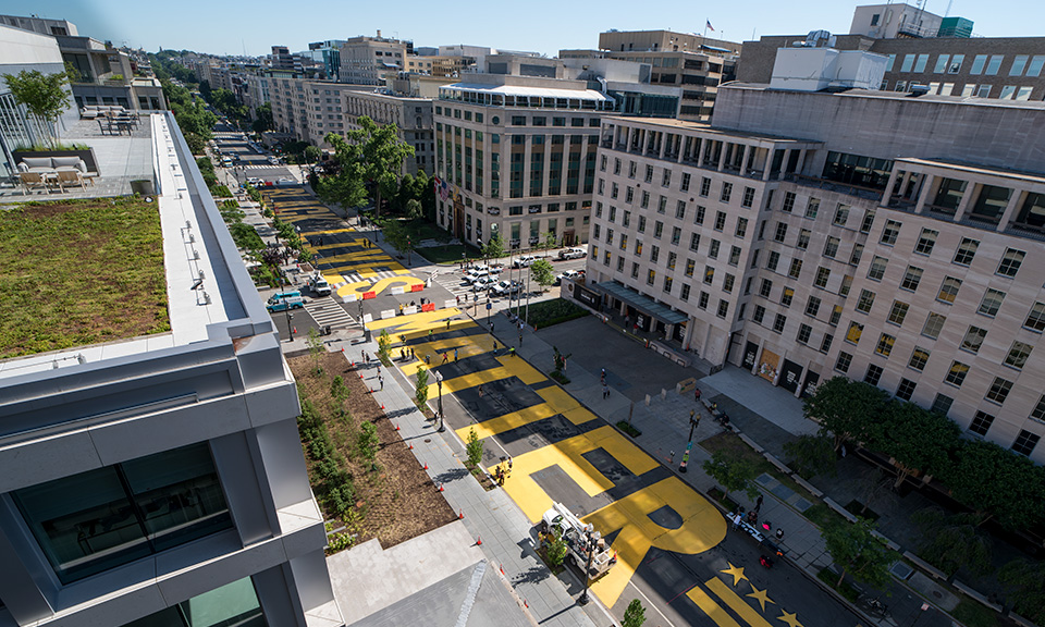 Black Lives Matter Plaza in Washington, D.C