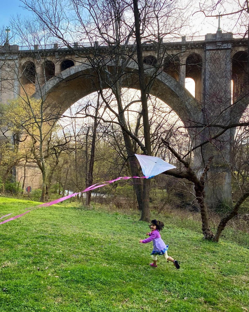 @momatthemuseum - Girl Flying Kite in Rock Creek