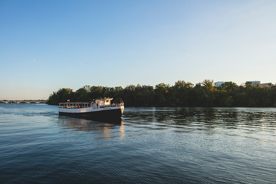 Boat on the Potomac River