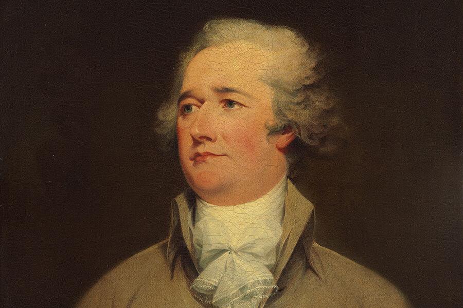 Retrato de Alexander Hamilton en NGA