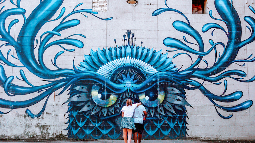 Richmond Street Art -VTC - El dúo de desvío