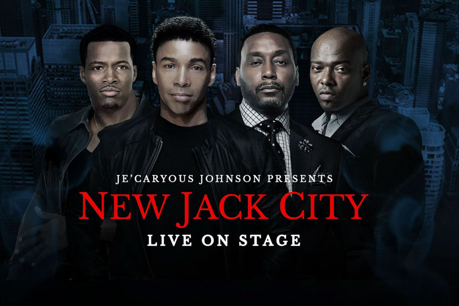 Poster di cinque degli attori a New Jack City