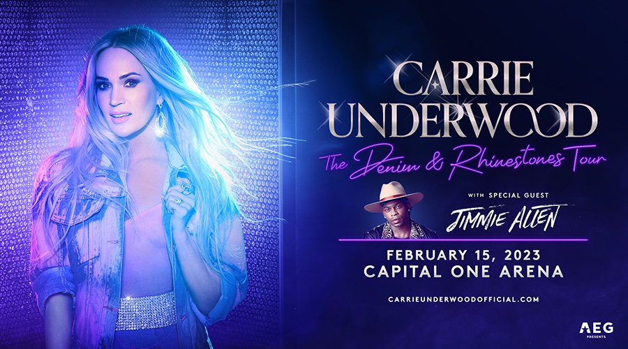 Foto promocional de Carrie Underwood The Denim & Rhinestones Tour