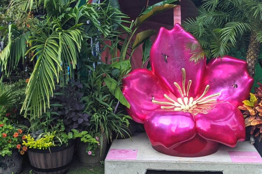 Wunder Garten Art in Bloom Skulptur