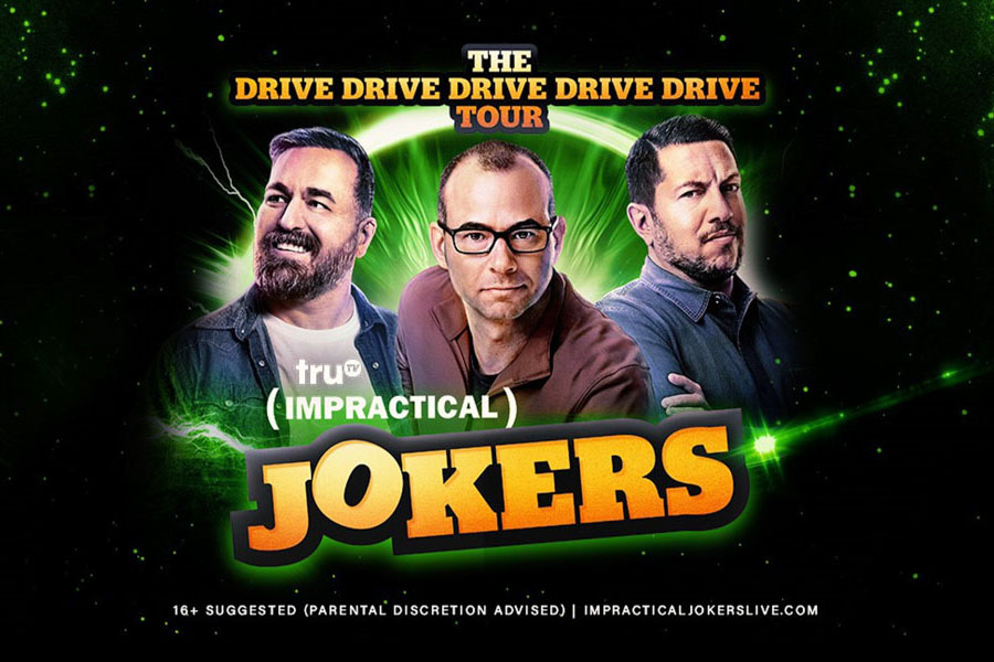 Foto promocional do Impractical Jokers: The Drive Drive Drive Drive Drive Tour