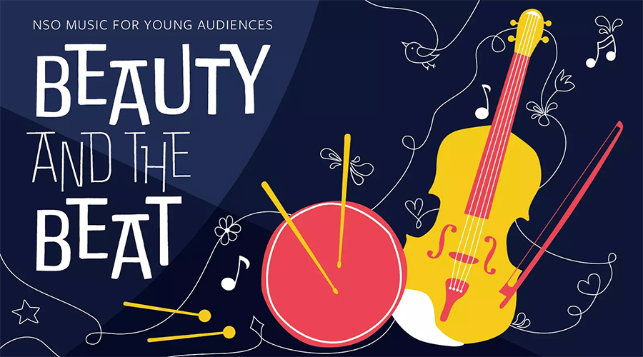 Promo für „NSO Music for Young Audiences: Beauty and the Beat“