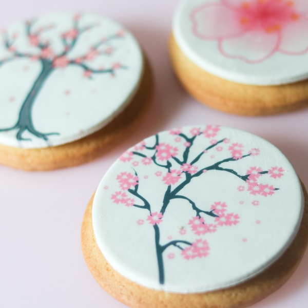 Dog Tag Bakery Cherry Blossom Cookies
