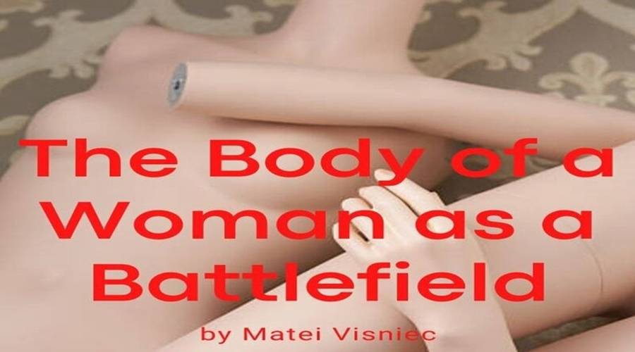 Grafica per la produzione di "ExPats Theatre: The Body of a Woman as a Battlefield"