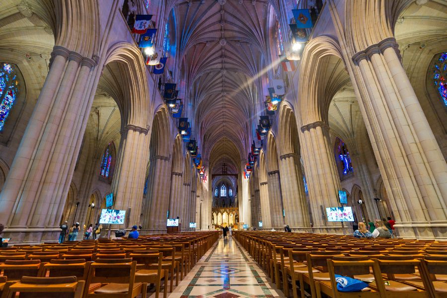 Inside the National Cathedral