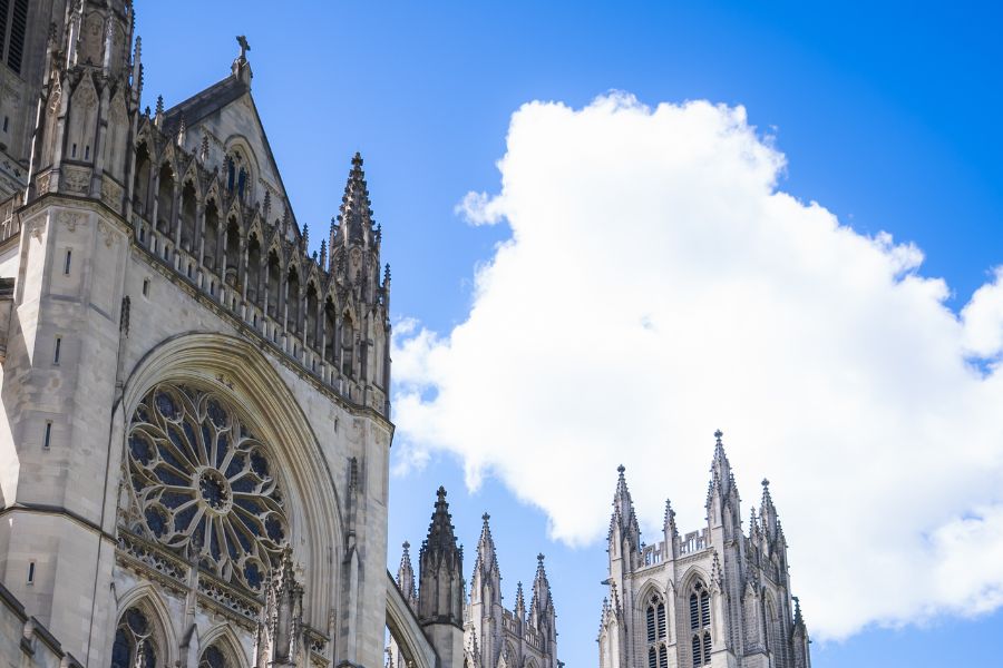 Exterior da Catedral Nacional de Washington