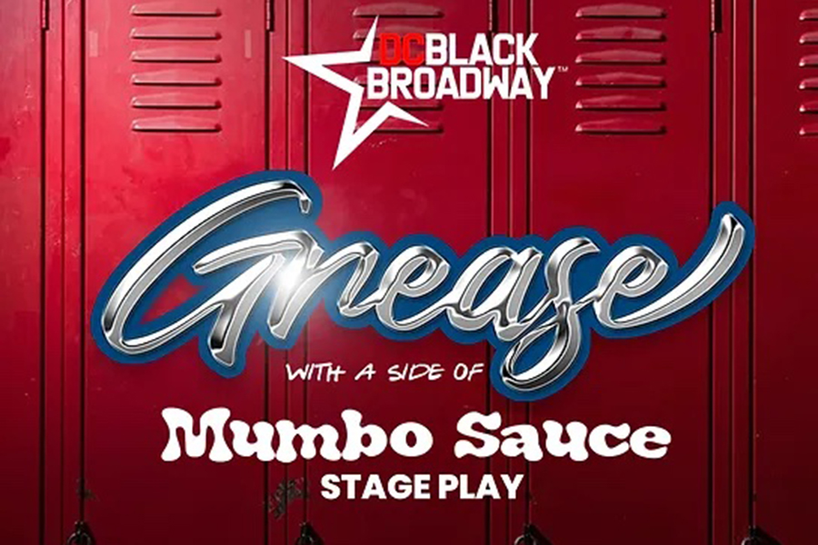 Promo für die Produktion „GREASE WITH A SIDE OF MUMBO SAUCE“.