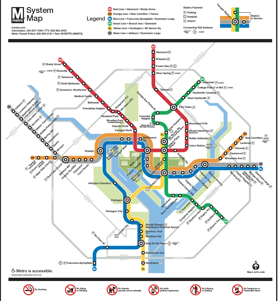 Wash Dc Metro Map