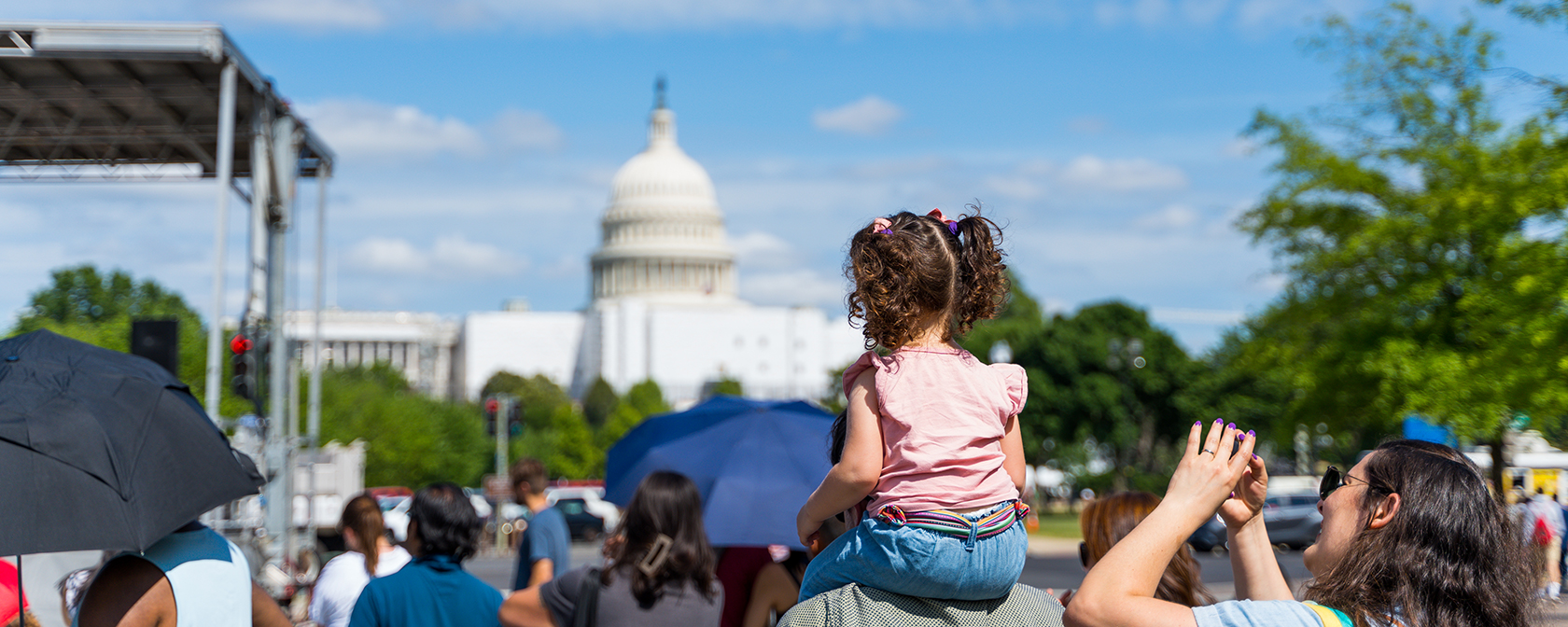 Family in Downtown DC