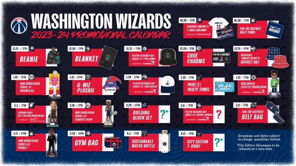 Razões para conferir um jogo do Washington Wizards