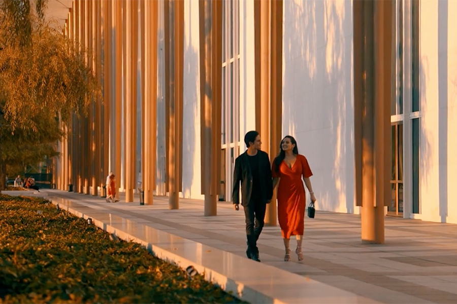 Paar im Kennedy Center
