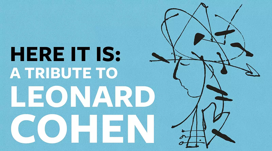 Hier ist es: Eine Hommage an Leonard Cohen-Grafik