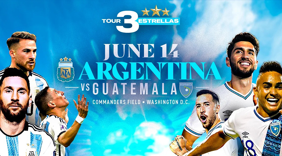 Argentine contre équipes nationales de football du Guatemala