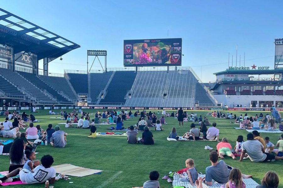 Capitol Riverfront Movies on the Pitch at Audi Field
