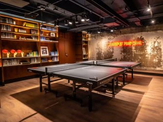 ping pong table at Spin DC