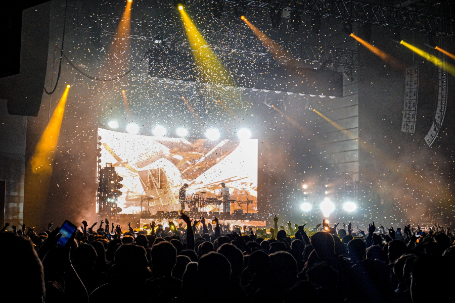 The Anthem during a concert 