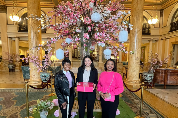 AEF Intern Makayla Cruz delivers Cherry Pies