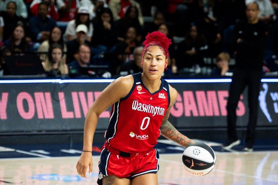 Shakira Austin of the Washington Mystics Sized