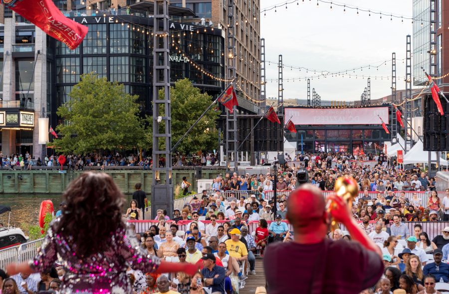 DC JazzFest from the stage
