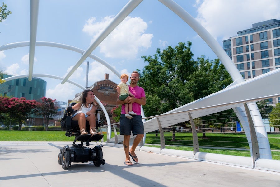 The Higgins Family at The Yards Park in Navy Yard Washington DC