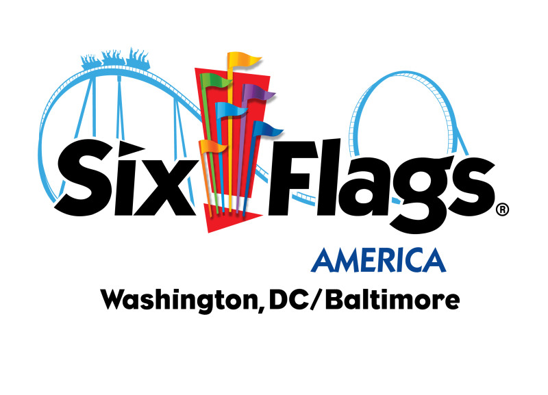 six flags logo history