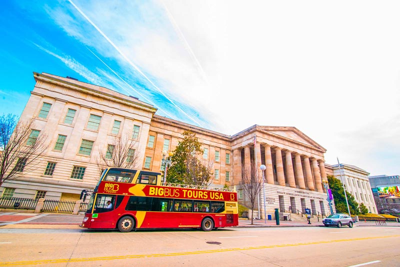 Big Bus Tour in der Innenstadt von Washington, DC - Sightseeing-Optionen in DC