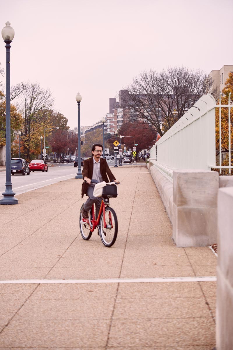 In bicicletta sul Rock Creek Park