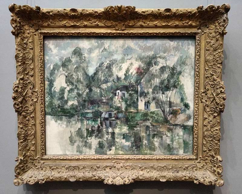 @cdkwdc - Paul Cézanne's At the Water's Edge at the National Gallery of Art - Where to see famous painters in Washington, DC