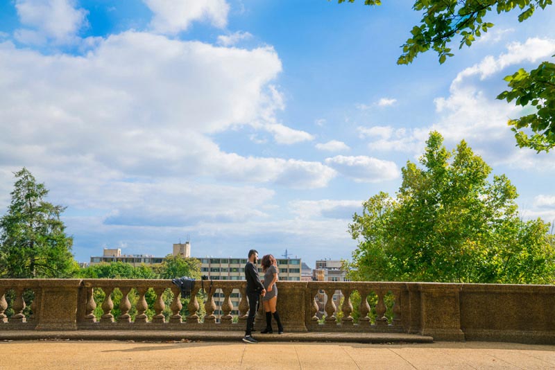 Couple at Meridian Hill Park - Romantic Spots in Washington, DC