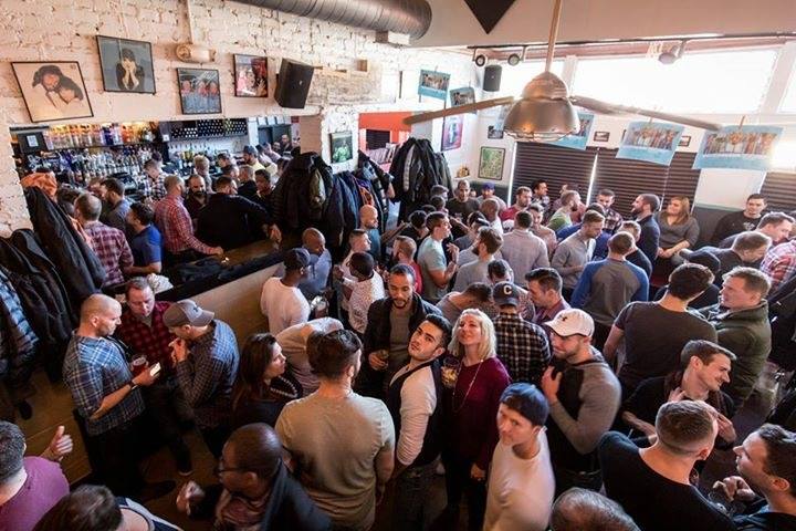 Crowd at The Duplex Diner on 18th Street in Adams Morgan - LGBTQ-Friendly Bars in Washington, DC