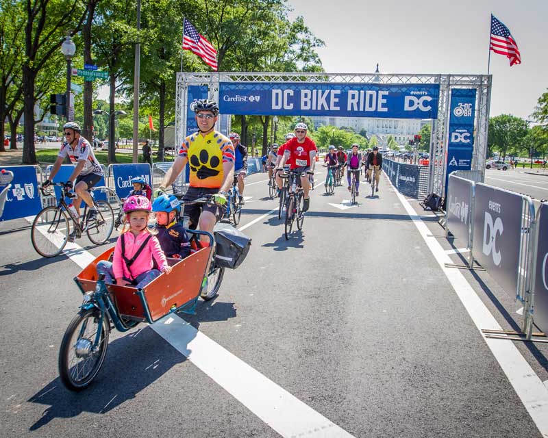 DC Bike Ride: evento familiar de primavera en Washington, DC