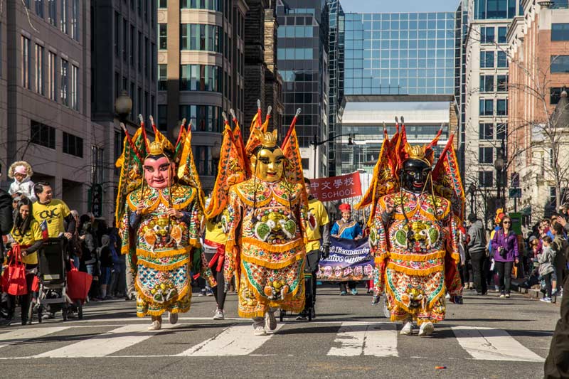 Chinesische Neujahrsparade in Chinatown von DC - Möglichkeiten, das chinesische Neujahr in Washington, DC zu feiern
