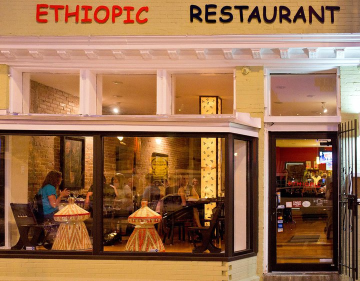 Äthiopisches Restaurant in der H Street NE - Äthiopisches Restaurant in Washington, DC