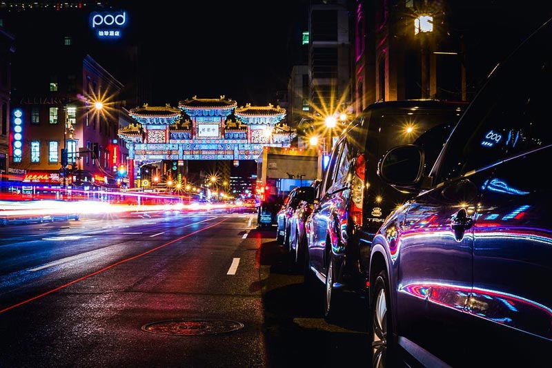 @dstove94 - Nighttime at the Friendship Archway in Chinatown - Best spots to Instagram in Washington, DC