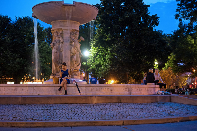 Dupont Circle Fountain - Romantische Orte in Washington, DC