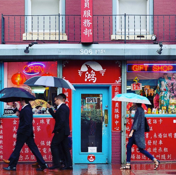 @ellievanhoutte - Rainy day in Chinatown - Washington, DC