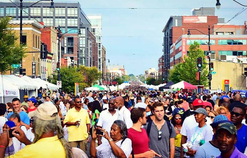 H Street Festival - Festival di strada del quartiere autunnale a Washington, DC