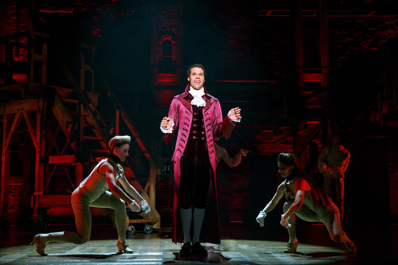 Lin-Manuel Miranda’s 'Hamilton' at the John F. Kennedy Center for the Performing Arts in Washington, DC