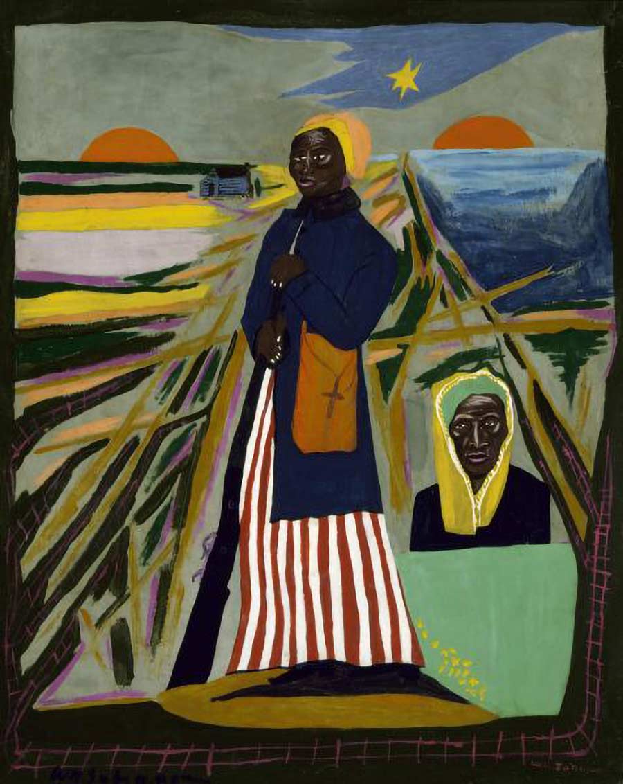 Harriet Tubman Painting by William H. Johnson at Smithsonian American Art Museum