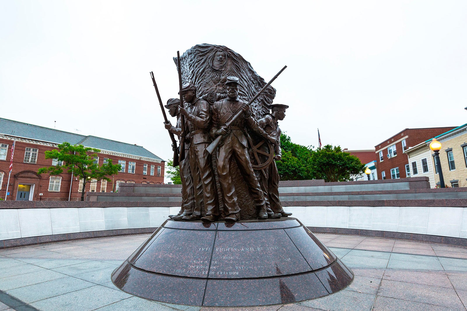 Estatua conmemorativa de la guerra civil afroamericana