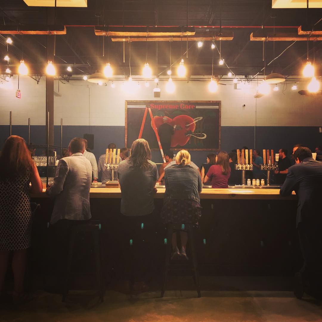 @katiexplores - Guests at Supreme Core Cider in Ivy City - Cidery in Washington, DC