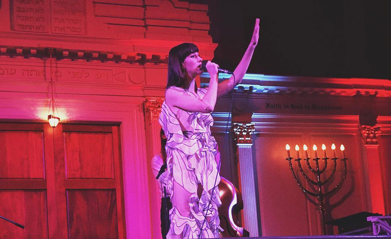 @kattieangelita - Concert performance at historic Sixth and I Synagogue - Things to do in Mount Vernon Square