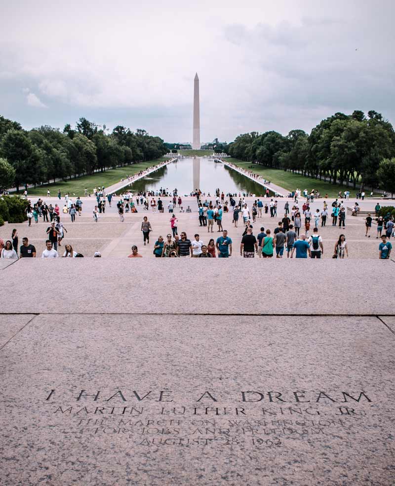@kevin.barata - 'I Have a Dream' Martin Luther King, Jr. steps on the Lincoln Memorial - African American history and culture sites in Washington, DC